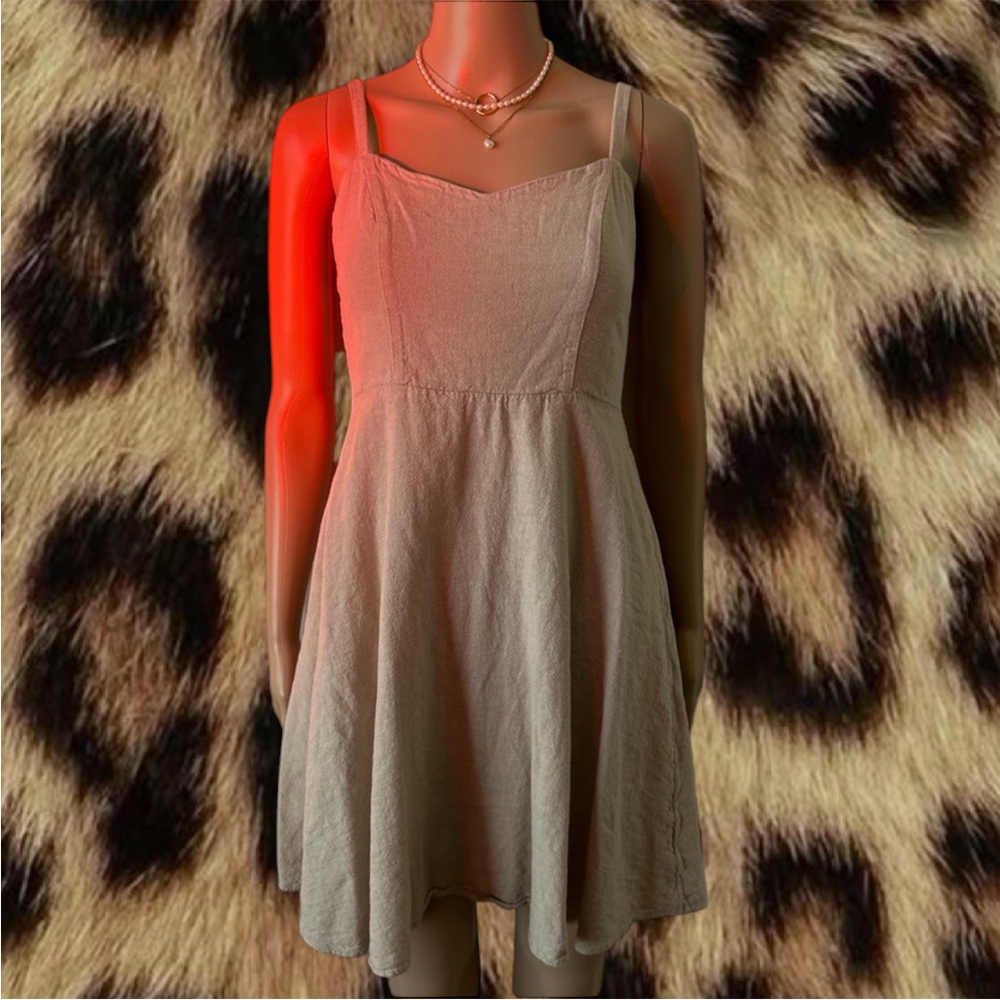 Tan Mini Dress